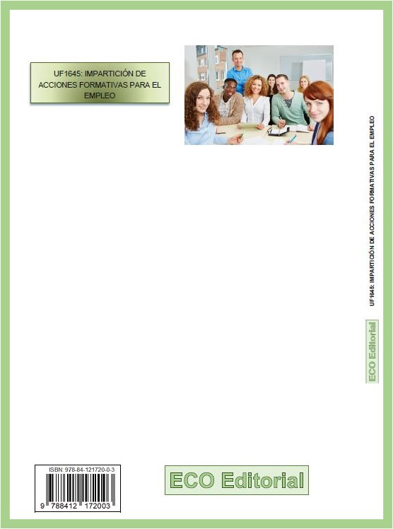 Libro de UF1645 Impartición de acciones formativas para el empleo